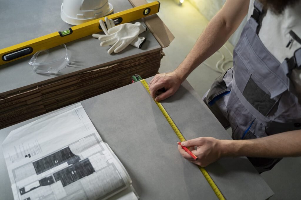 reformas facil tiler working renovation apartment